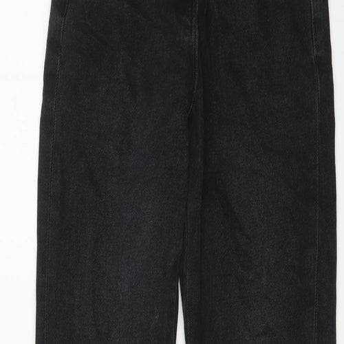 COLLUSION Womens Grey Cotton Straight Jeans Size 24 in L28 in Regular Button