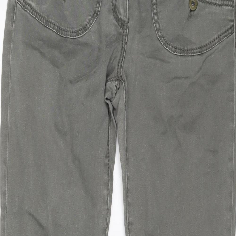 River Island Womens Green Cotton Bootcut Jeans Size 12 L32 in Regular Button