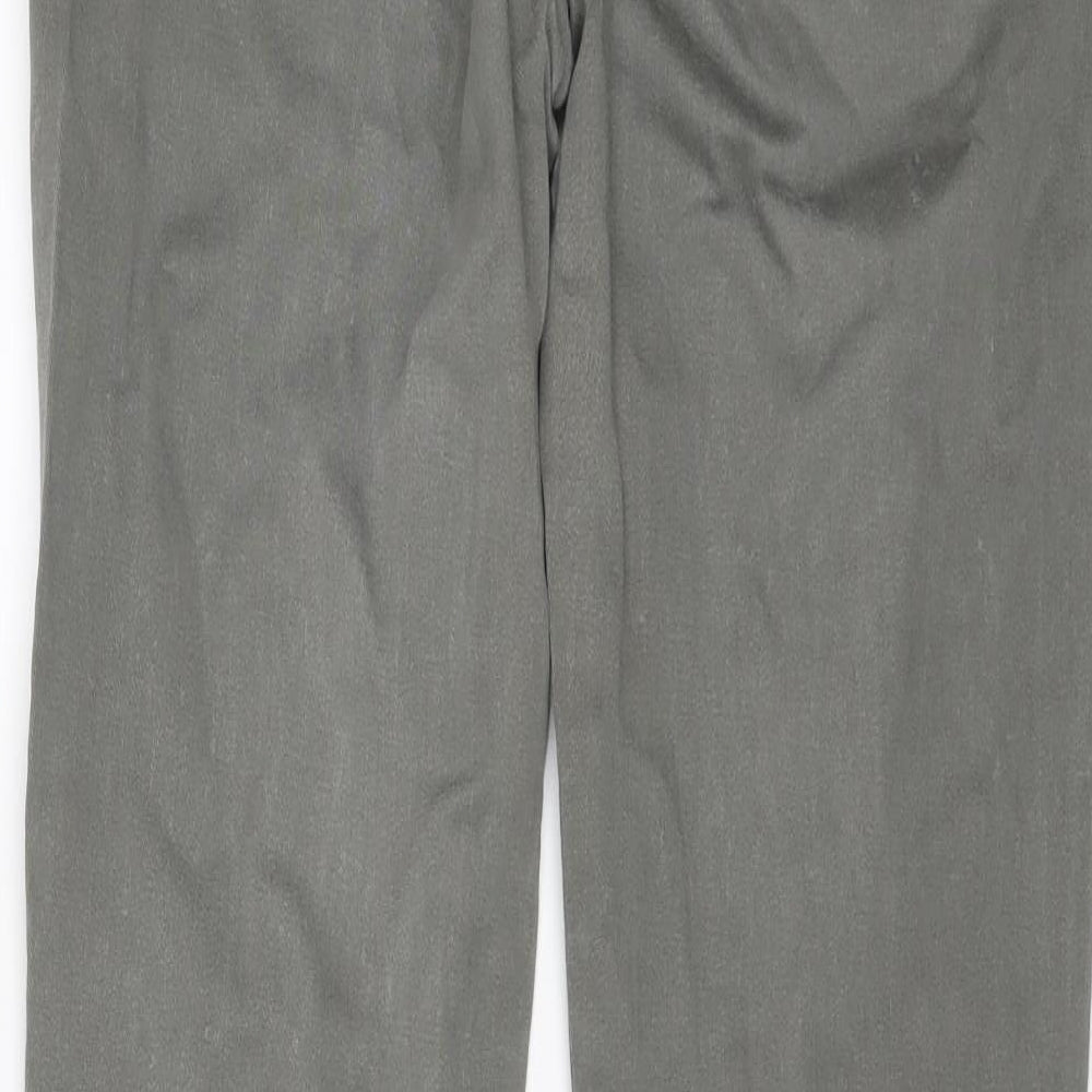 River Island Womens Green Cotton Bootcut Jeans Size 12 L32 in Regular Button