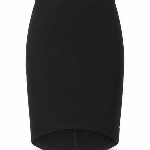 ASOS Womens Black Cotton Bandage Skirt Size 4