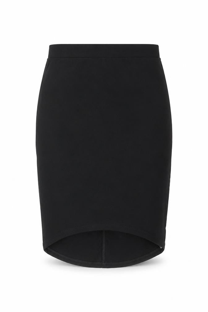 ASOS Womens Black Cotton Bandage Skirt Size 4