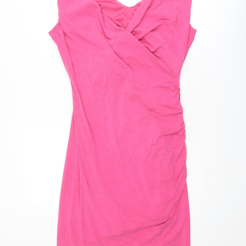 Damsel in a Dress Womens Pink Modal A-Line Size 16 V-Neck Pullover