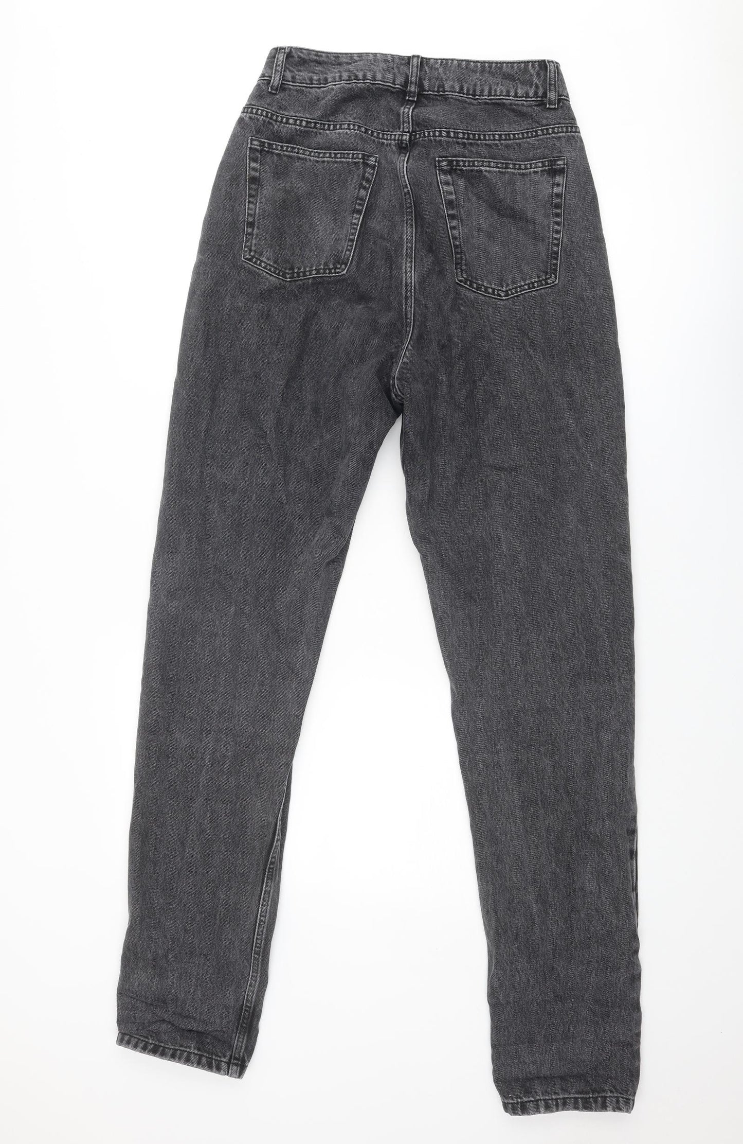 ASOS Womens Grey Cotton Skinny Jeans Size 28 in Regular Zip