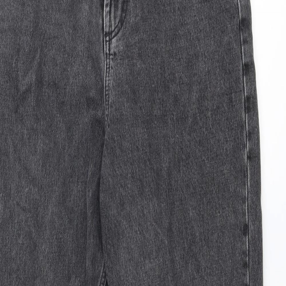 ASOS Womens Grey Cotton Skinny Jeans Size 28 in Regular Zip