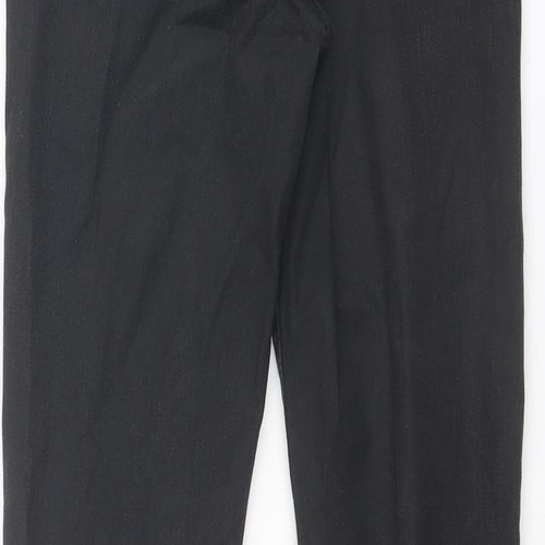 Topshop Womens Black Cotton Skinny Jeans Size 30 in Regular Zip