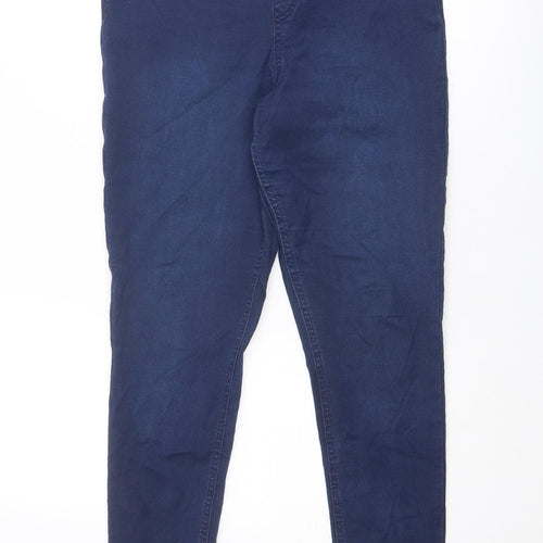 F&F Womens Blue Cotton Jegging Jeans Size 14 Regular