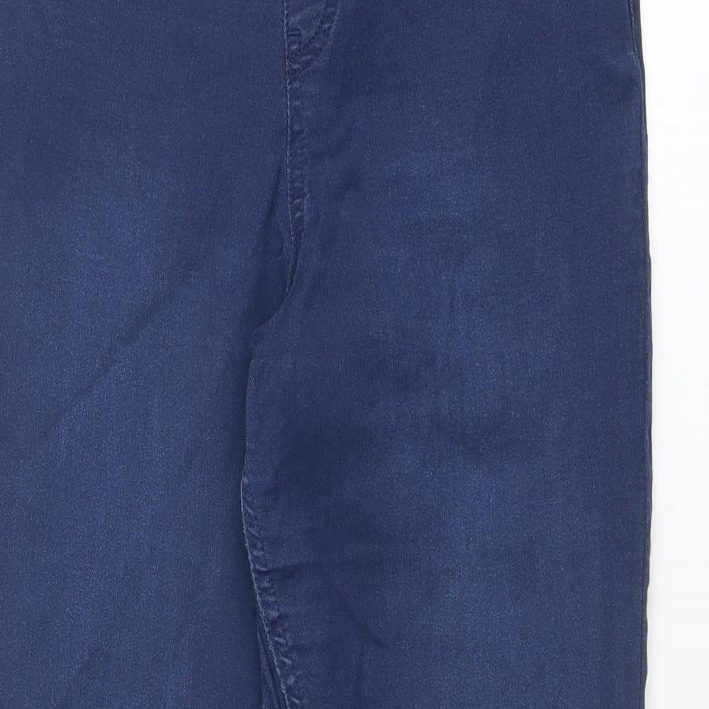 F&F Womens Blue Cotton Jegging Jeans Size 14 Regular