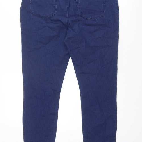 George Womens Blue Cotton Jegging Jeans Size 16 Regular