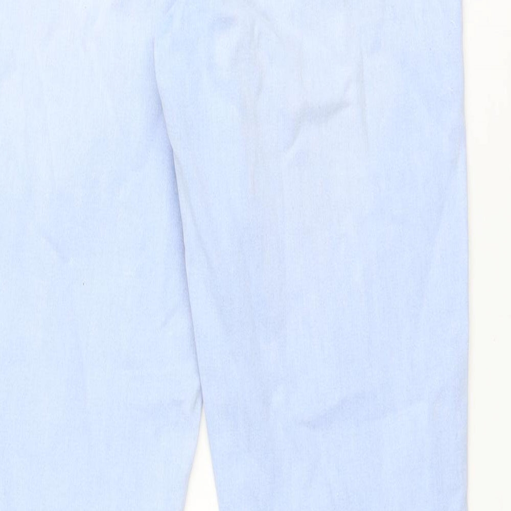 River Island Girls Blue Cotton Skinny Jeans Size 15-16 Years Regular Zip