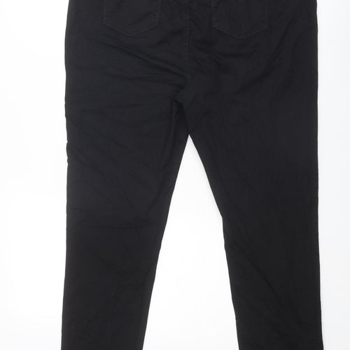 Indigo Womens Black Cotton Jegging Jeans Size 20 Regular