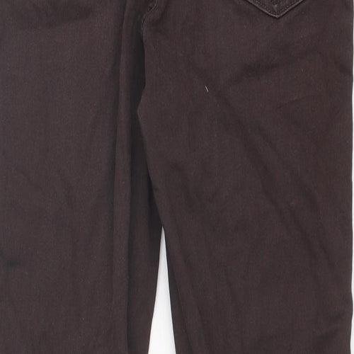 Marks and Spencer Womens Brown Cotton Jegging Jeans Size 10 Regular