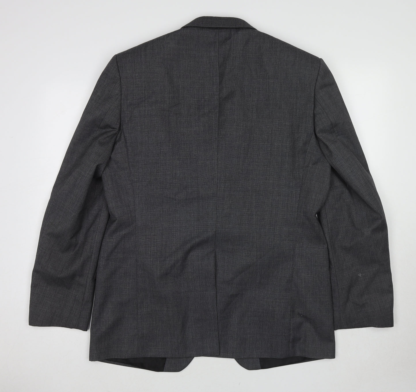 Marks and Spencer Mens Grey Polyester Jacket Suit Jacket Size 42 Regular