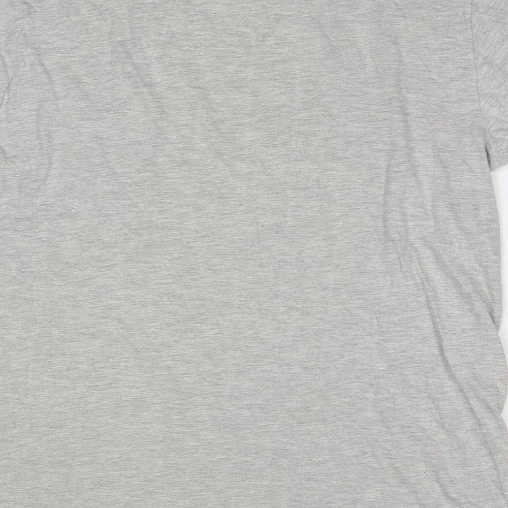 Yu-Gi-Oh! Mens Grey Cotton T-Shirt Size XL Round Neck