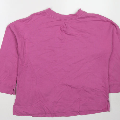 Mistral Womens Pink Cotton Pullover Sweatshirt Size 10 Pullover