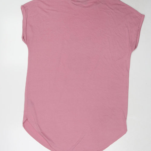 Disney Womens Pink Solid Cotton Top Dress Size 14 - Minnie Mouse Size 14-16