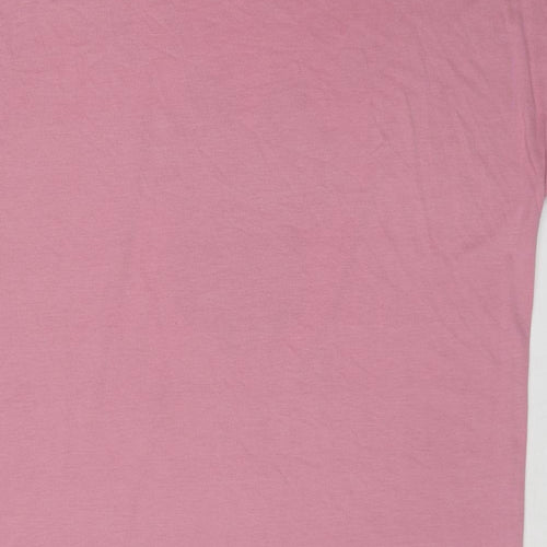 Disney Womens Pink Solid Cotton Top Dress Size 14 - Minnie Mouse Size 14-16