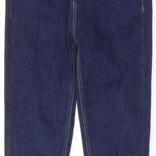 Bamboo Womens Blue Cotton Skinny Jeans Size 30 in Regular Zip