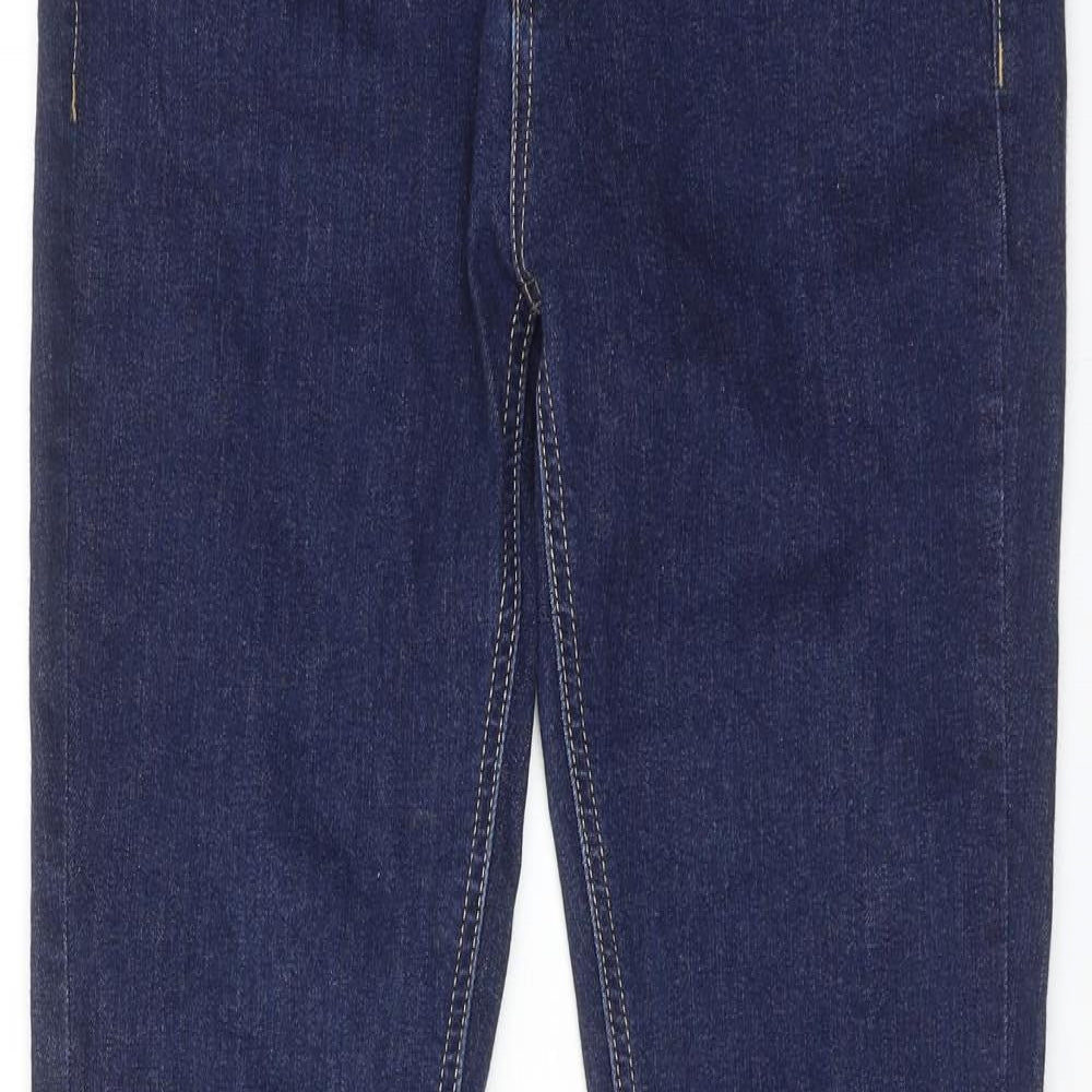 Bamboo Womens Blue Cotton Skinny Jeans Size 30 in Regular Zip