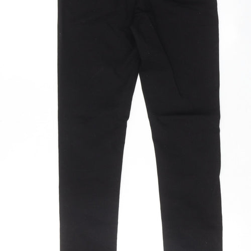 Denim & Co. Womens Black Cotton Skinny Jeans Size 6 Regular Zip