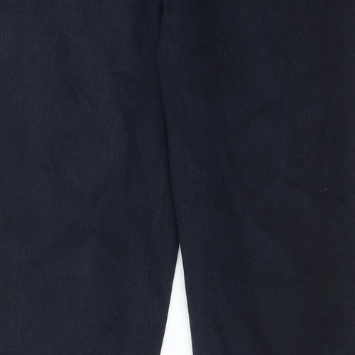 George Womens Blue Cotton Skinny Jeans Size 14 Regular Zip
