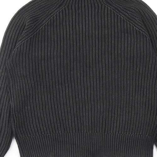 Replay Womens Black High Neck Acrylic Pullover Jumper Size S