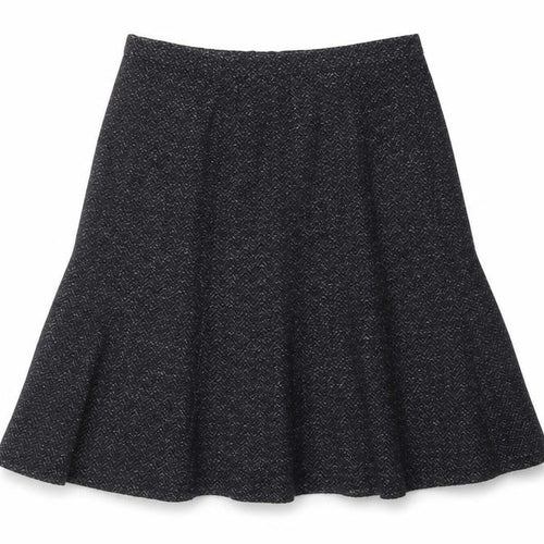 Marks and Spencer Womens Blue Geometric Acrylic Swing Skirt Size 14 Zip