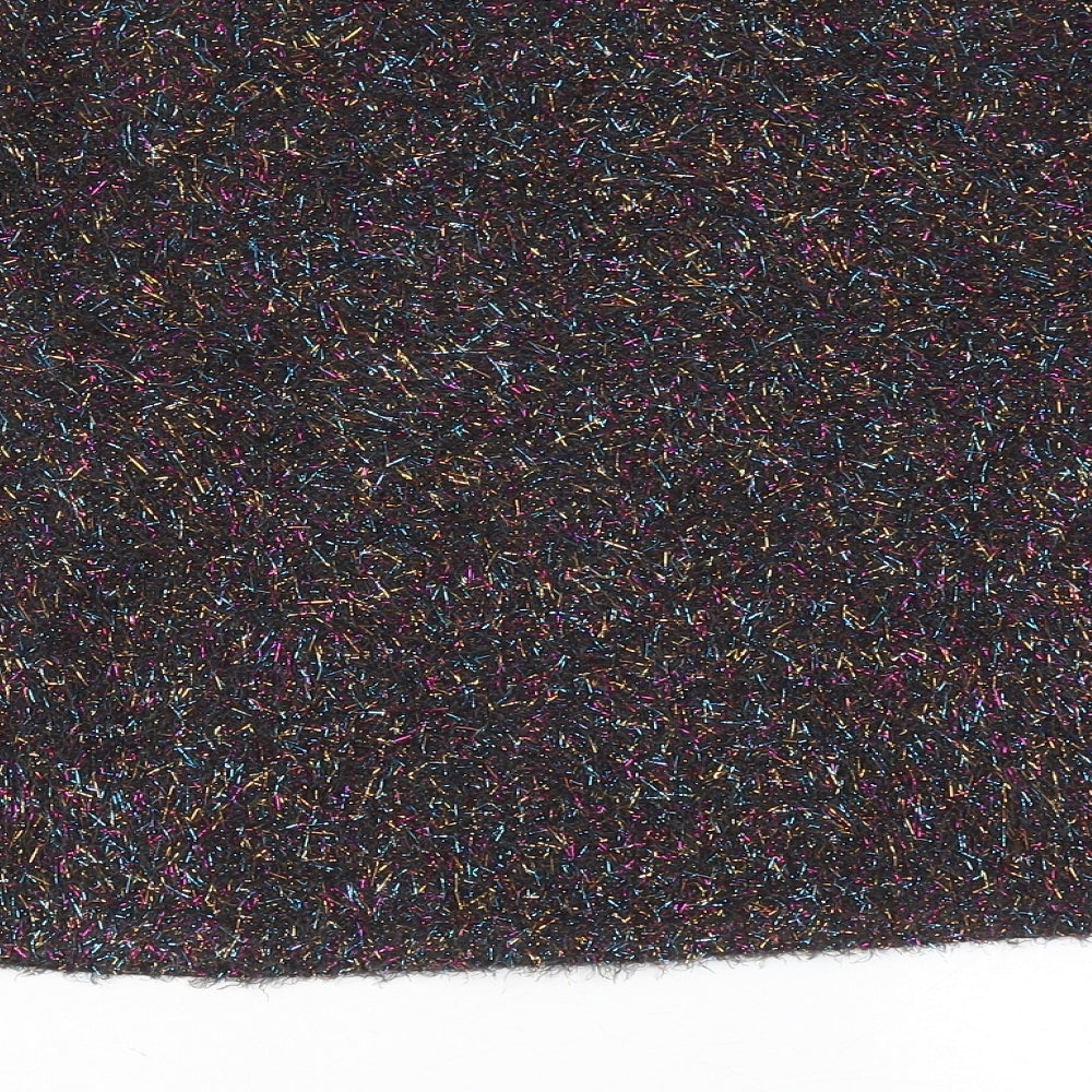 H&M Womens Multicoloured Round Neck Polyester Pullover Jumper Size XS