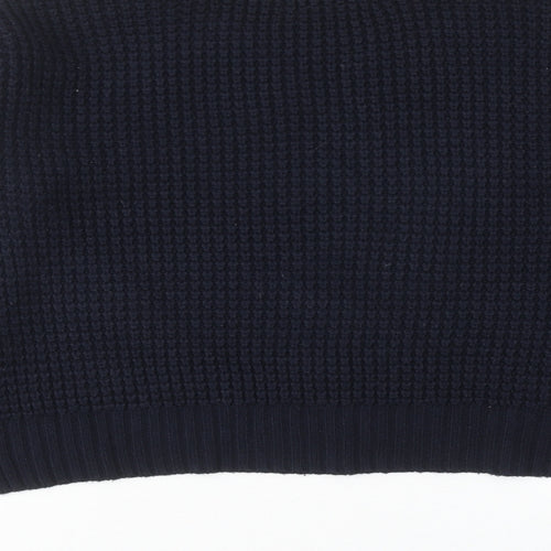 FOREVER 21 Womens Blue Round Neck Acrylic Pullover Jumper Size S