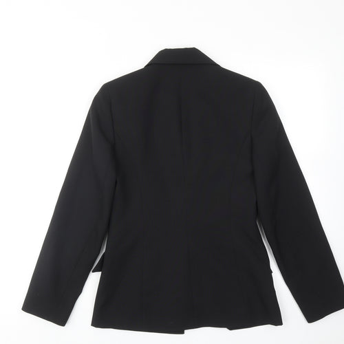 NL Collection Womens Black Polyester Jacket Suit Jacket Size 8