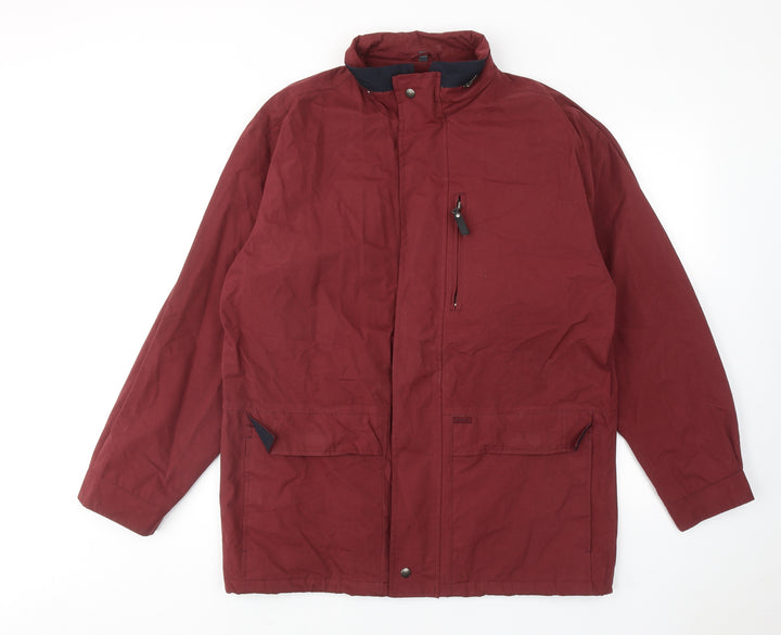 Tomos Beck Mens Red Jacket Size M Zip
