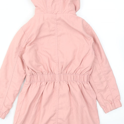 KIKI KOKO Girls Pink Rain Coat Coat Size 2-3 Years Zip