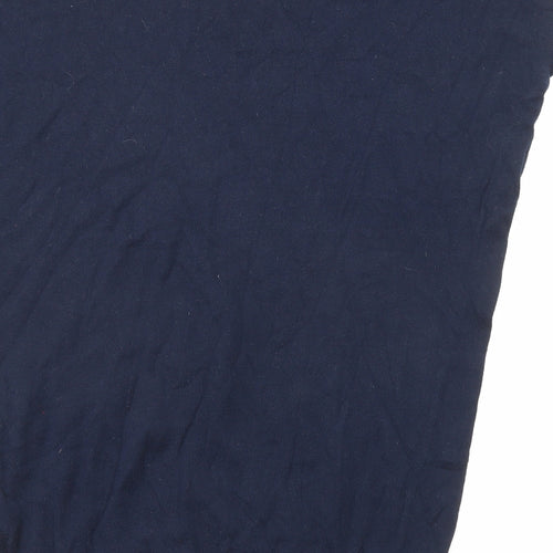 NEXT Womens Blue Round Neck Cotton Pullover Jumper Size 12