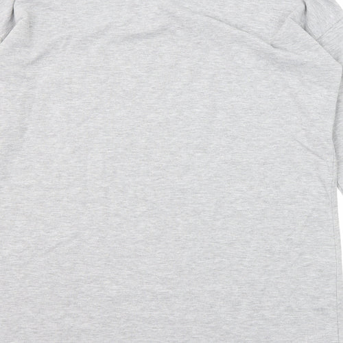 River Island Womens Grey Polyester Pullover Sweatshirt Size 8 Pullover - OH LA LA Long line