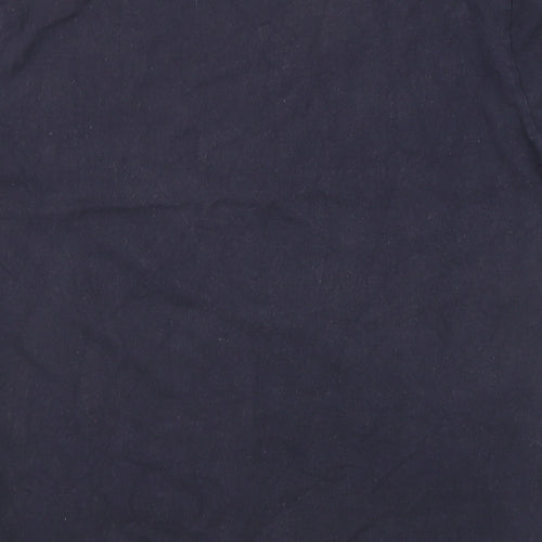 Carhartt Mens Blue Cotton T-Shirt Size L Round Neck