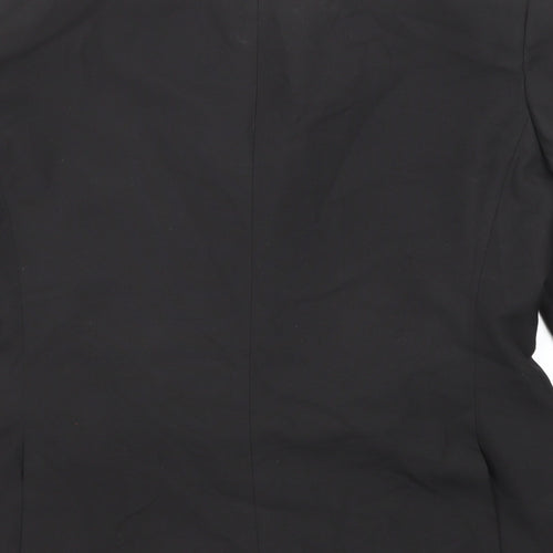 NEXT Mens Black Polyester Jacket Suit Jacket Size 42 Regular