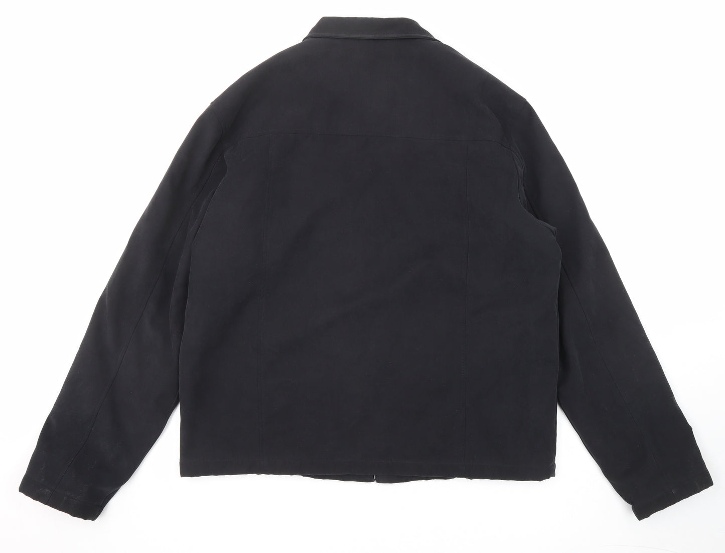 Fox Hole Mens Black Jacket Size L Zip
