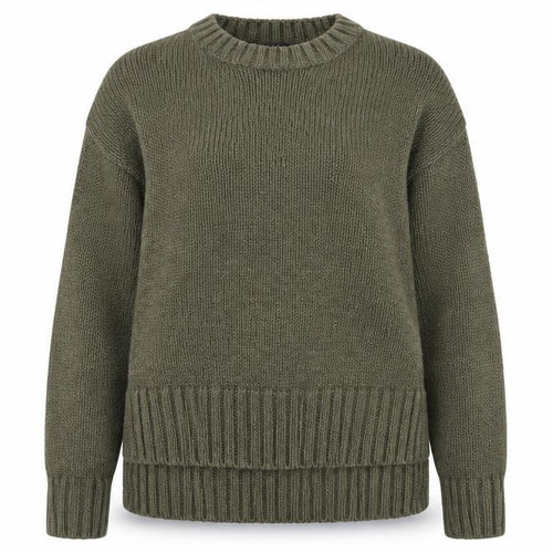 New Look Girls Green Round Neck Acrylic Pullover Jumper Size 12-13 Years Pullover