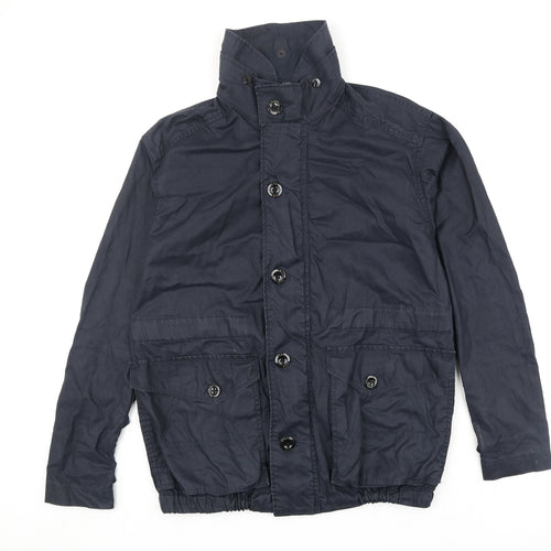 G-Star Mens Blue Jacket Size L Zip
