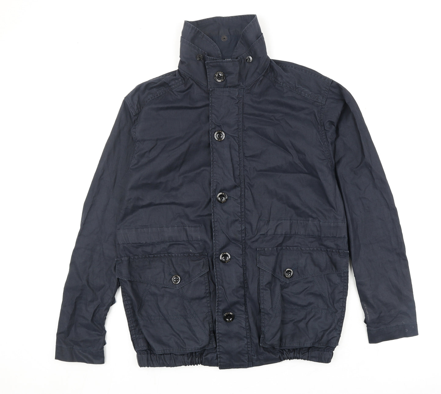 G-Star Mens Blue Jacket Size L Zip