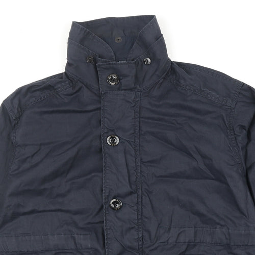 G-Star Mens Blue Jacket Size L Zip
