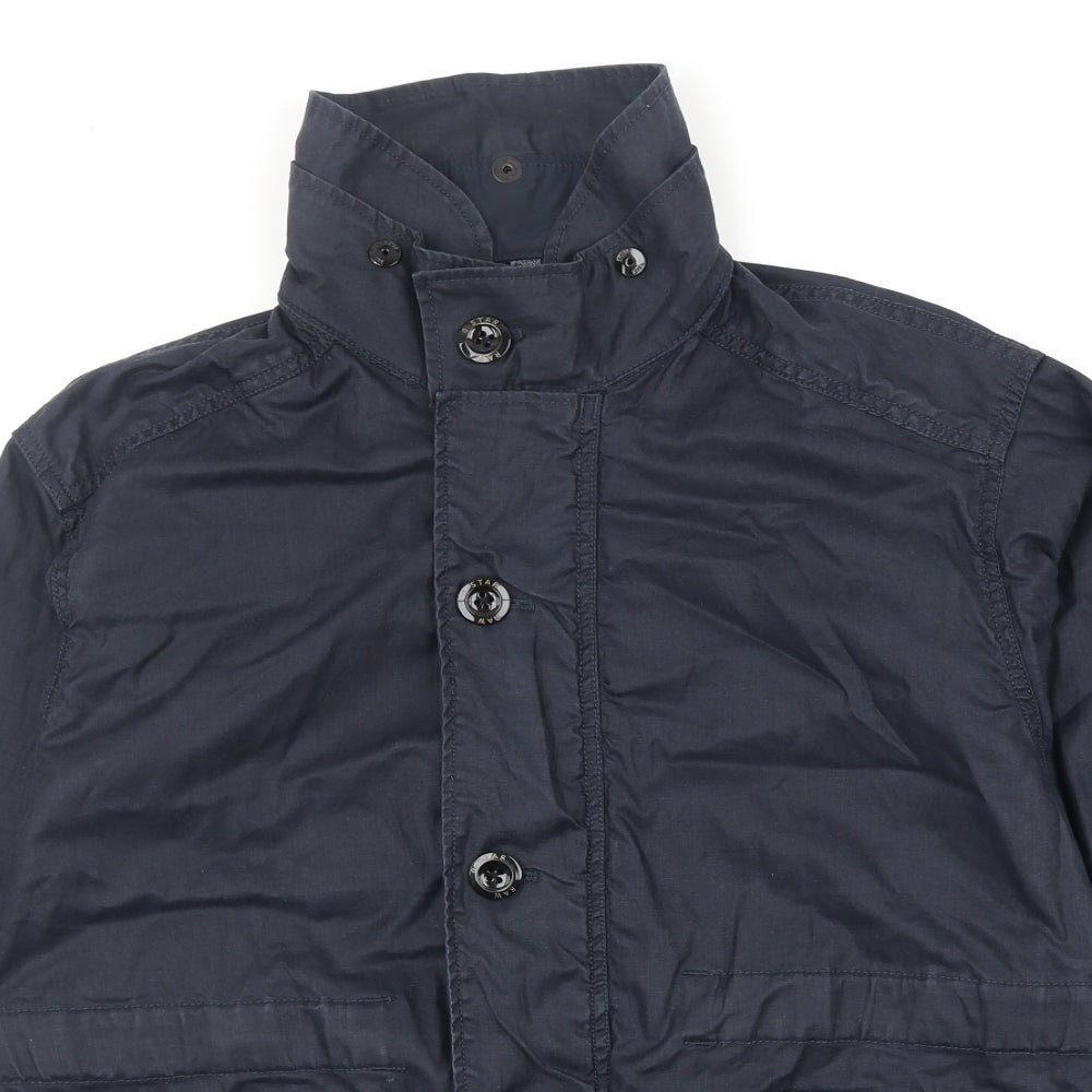 G-Star Mens Blue Jacket Size L Zip
