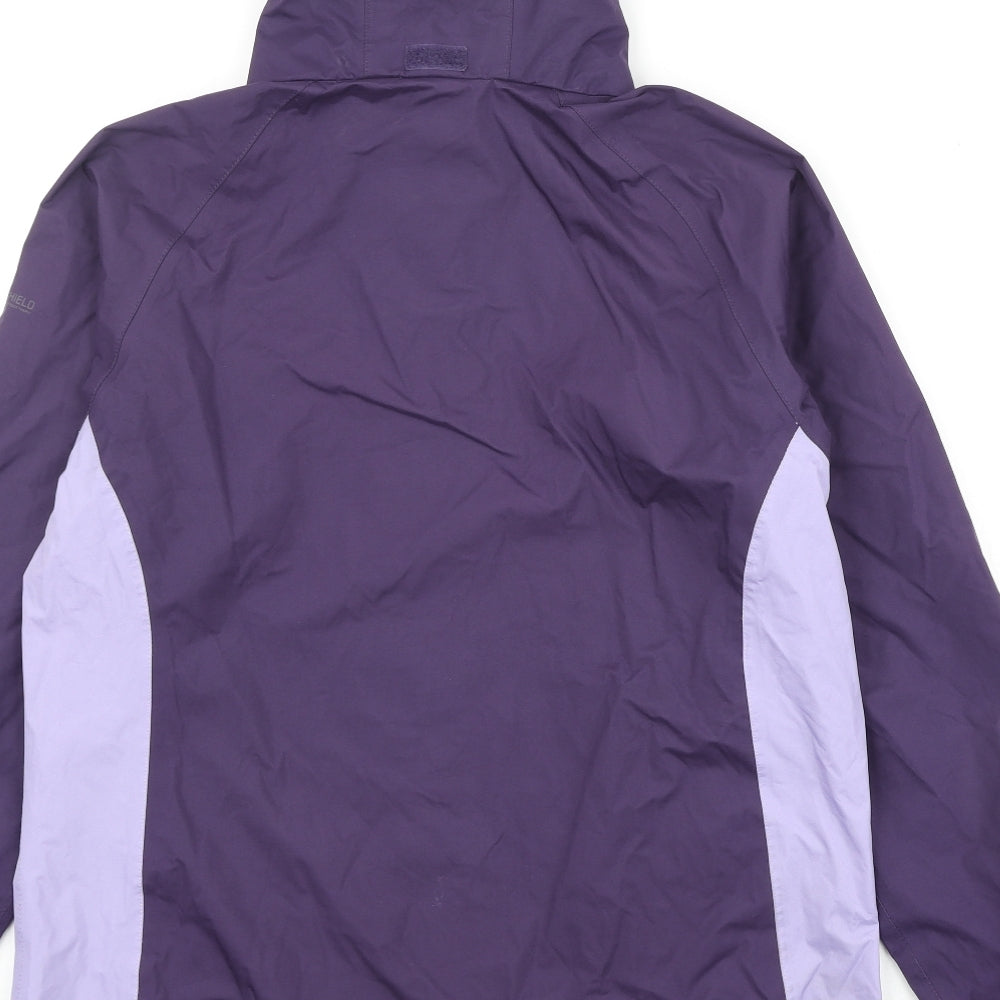 Trespass Womens Purple Windbreaker Jacket Size XL Zip