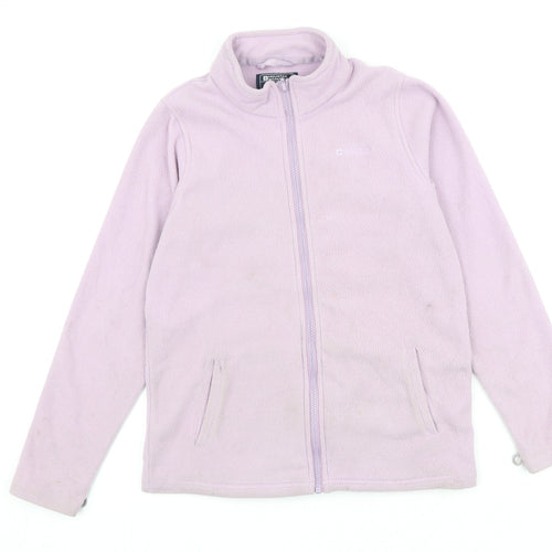 Mountain Warehouse Girls Pink Jacket Size 13 Years Zip