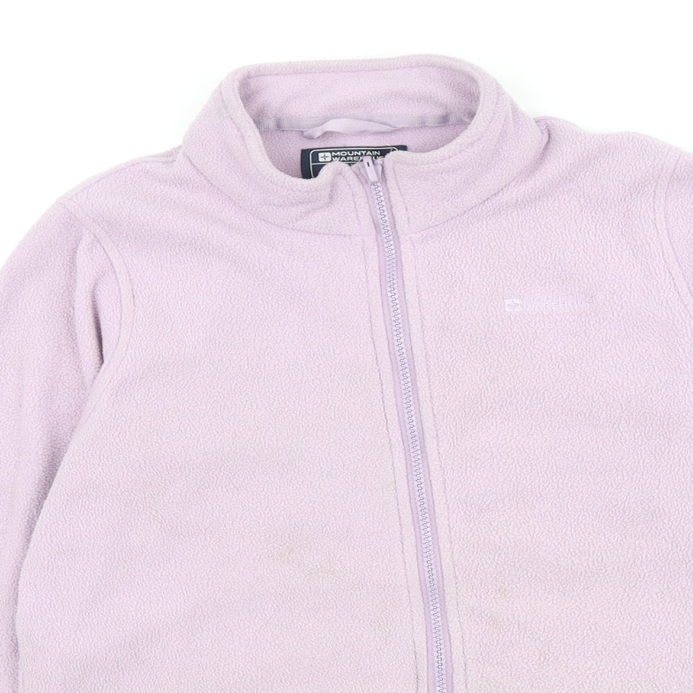 Mountain Warehouse Girls Pink Jacket Size 13 Years Zip