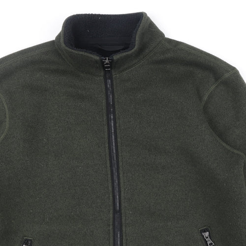 Marks and Spencer Mens Green Jacket Size M Zip