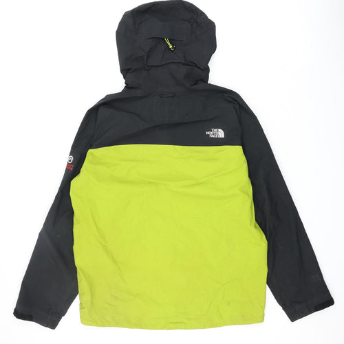 The North Face Mens Green Windbreaker Jacket Size L Zip