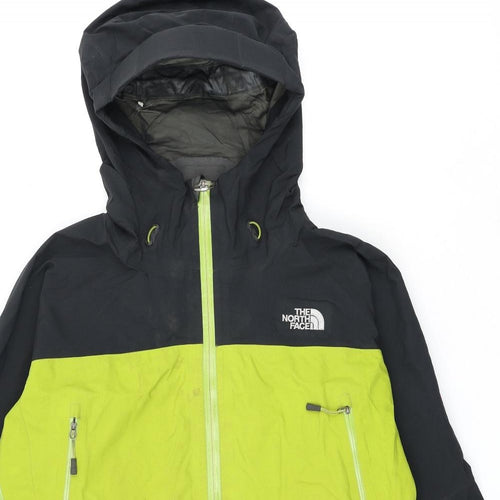 The North Face Mens Green Windbreaker Jacket Size L Zip