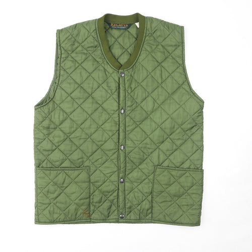 Regatta Mens Green Gilet Jacket Size L Snap