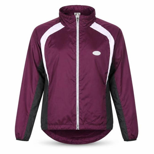 Crane Sports Womens Purple Windbreaker Jacket Size 12 Zip