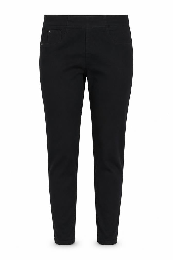 Front view of Papaya women’s black cotton jegging jeans, size UK 10, regular